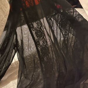 Vince Camuto Sheer Lace Dress Shirt